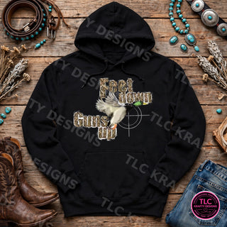HUNT11 Comfort Colors Hoodie Black mockup