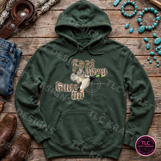 HUNT11 Comfort Colors Hoodie Forest mockup
