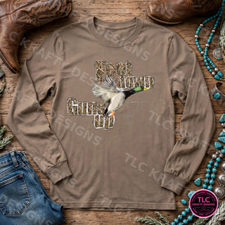 HUNT11 Comfort Colors Long Sleeve Espresso mockup