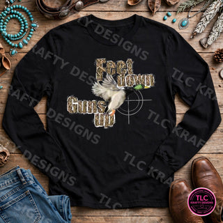 HUNT11 Gildan Long Sleeve Black mockup