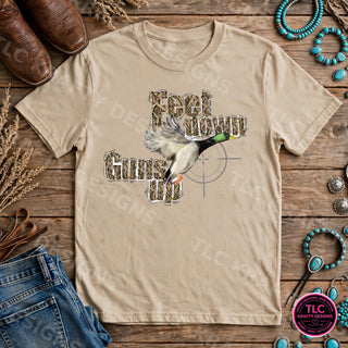 HUNT11 Gildan Tee Sand mockup