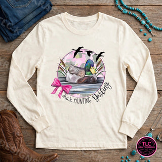 HUNT12 Comfort Colors Long Sleeve Ivory mockup