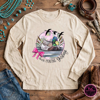 HUNT12 Comfort Colors Long Sleeve Natural mockup