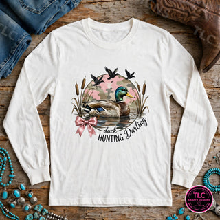 HUNT12 Comfort Colors Long Sleeve White mockup