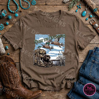 HUNT13 Comfort Colors Tee Espresso mockup