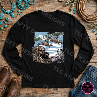 HUNT13 Gildan Long Sleeve Black mockup