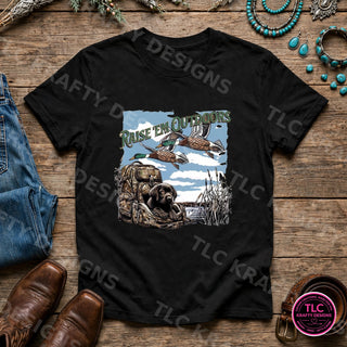 HUNT13 Gildan Tee Black mockup