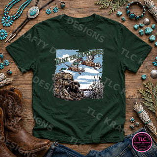 HUNT13 Gildan Tee Forest Green mockup