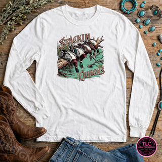 HUNT14 Comfort Colors Long Sleeve White mockup