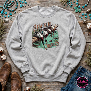 HUNT14 Gildan Crewneck Ash mockup