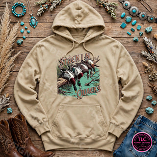HUNT14 Gildan Hoodie Sand mockup