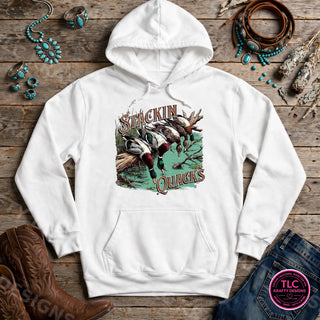 HUNT14 Gildan Hoodie White mockup
