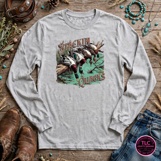 HUNT14 Gildan Long Sleeve Ash mockup