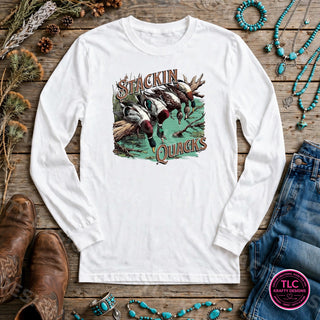 HUNT14 Gildan Long Sleeve White mockup
