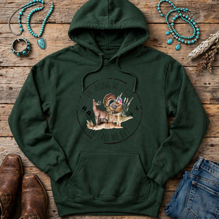 HUNT15 Comfort Colors Hoodie Forest mockup