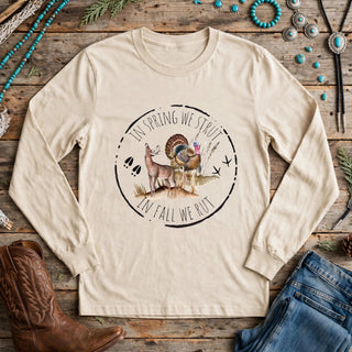 HUNT15 Comfort Colors Long Sleeve Natural mockup