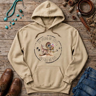 HUNT15 Gildan Hoodie Sand mockup