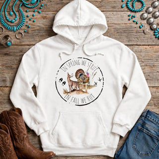 HUNT15 Gildan Hoodie White mockup
