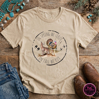 HUNT15 Gildan Tee Sand mockup