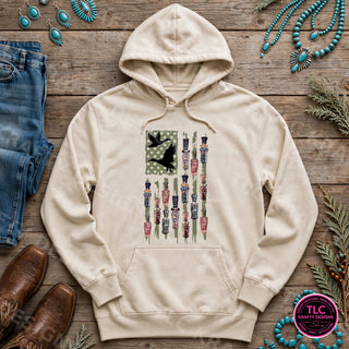 HUNT16 Comfort Colors Hoodie Natural mockup