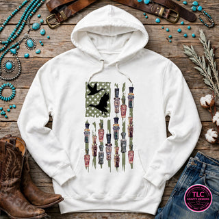 HUNT16 Comfort Colors Hoodie White mockup