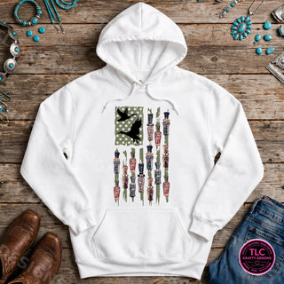 HUNT16 Gildan Hoodie White mockup