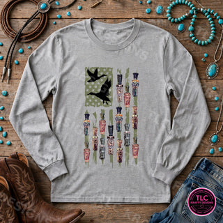 HUNT16 Gildan Long Sleeve Ash mockup