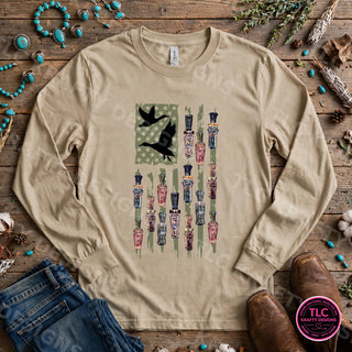 HUNT16 Gildan Long Sleeve Sand mockup
