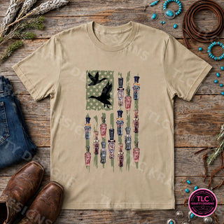 HUNT16 Gildan Tee Sand mockup