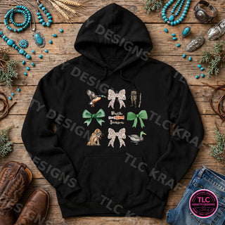 HUNT17 Comfort Colors Hoodie Black mockup