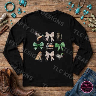 HUNT17 Comfort Colors Long Sleeve Black mockup