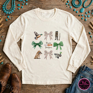 HUNT17 Comfort Colors Long Sleeve Ivory mockup