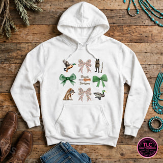 HUNT17 Gildan Hoodie White mockup