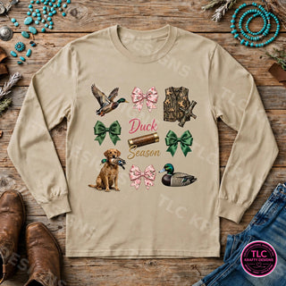 HUNT17 Gildan Long Sleeve Sand mockup