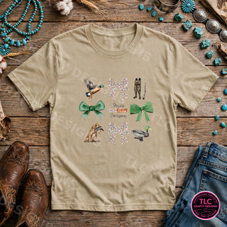 HUNT17 Gildan Tee Sand mockup