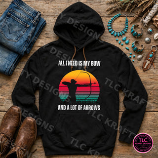 HUNT19 Comfort Colors Hoodie Black mockup