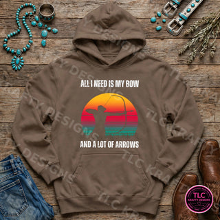 HUNT19 Comfort Colors Hoodie Espresso mockup