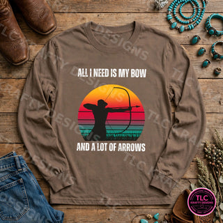 HUNT19 Comfort Colors Long Sleeve Espresso mockup