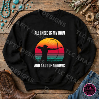 HUNT19 Gildan Crewneck Black mockup