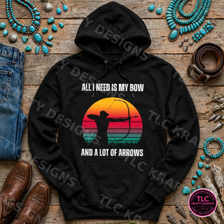 HUNT19 Gildan Hoodie Black mockup