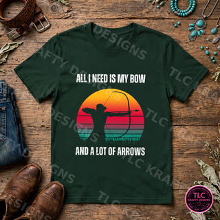 HUNT19 Gildan Tee Forest Green mockup