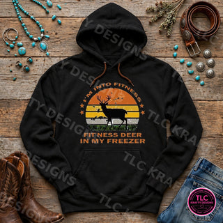 HUNT2 Comfort Colors Hoodie Black mockup