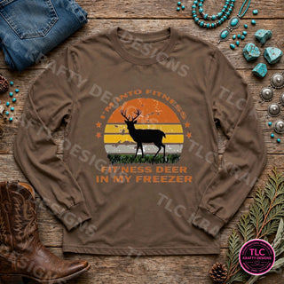 HUNT2 Comfort Colors Long Sleeve Espresso mockup