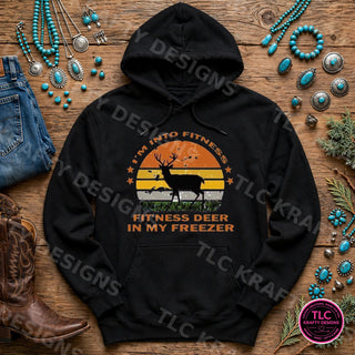 HUNT2 Gildan Hoodie Black mockup