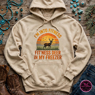 HUNT2 Gildan Hoodie Sand mockup