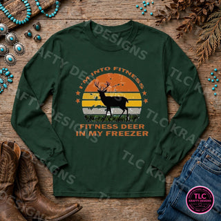 HUNT2 Gildan Long Sleeve Forest Green mockup