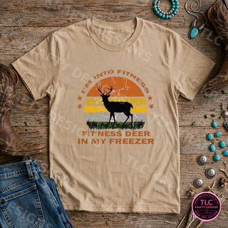 HUNT2 Gildan Tee Sand mockup