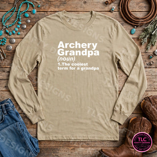HUNT20 Gildan Long Sleeve Sand mockup