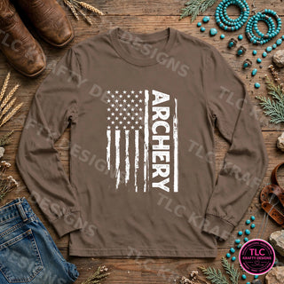 HUNT21 Comfort Colors Long Sleeve Espresso mockup
