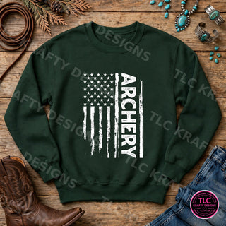 HUNT21 Gildan Crewneck Forest Green mockup